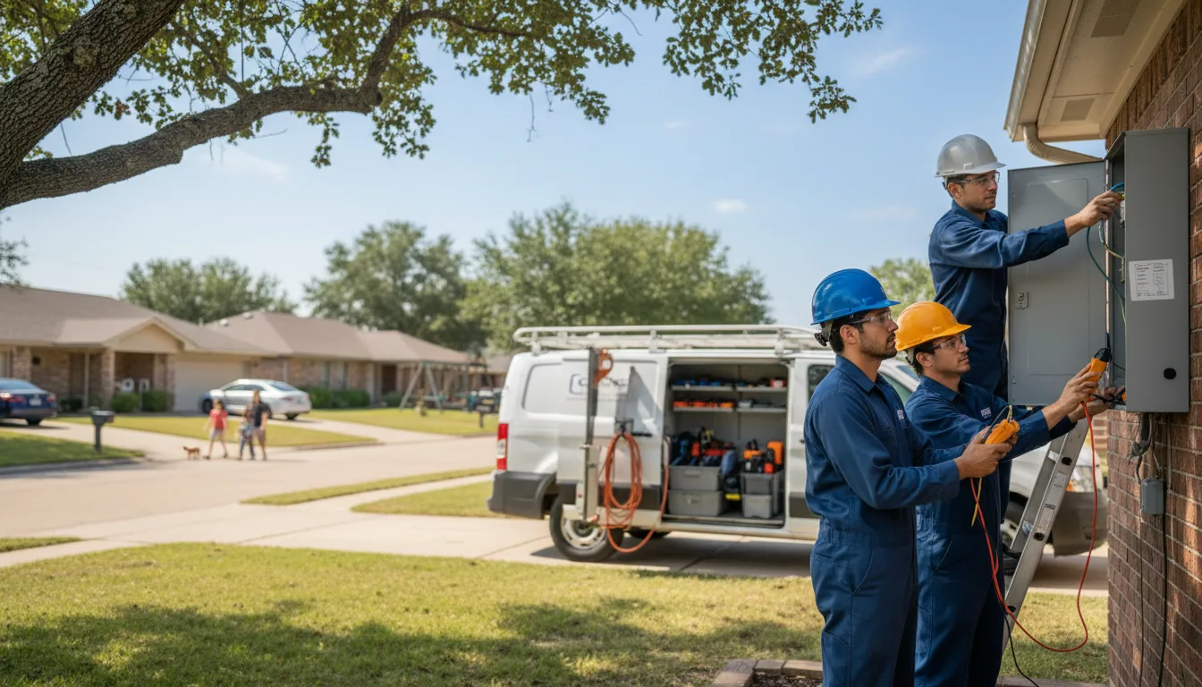 Certified electrician providing emergency electrical services in Campbell Hill, IL